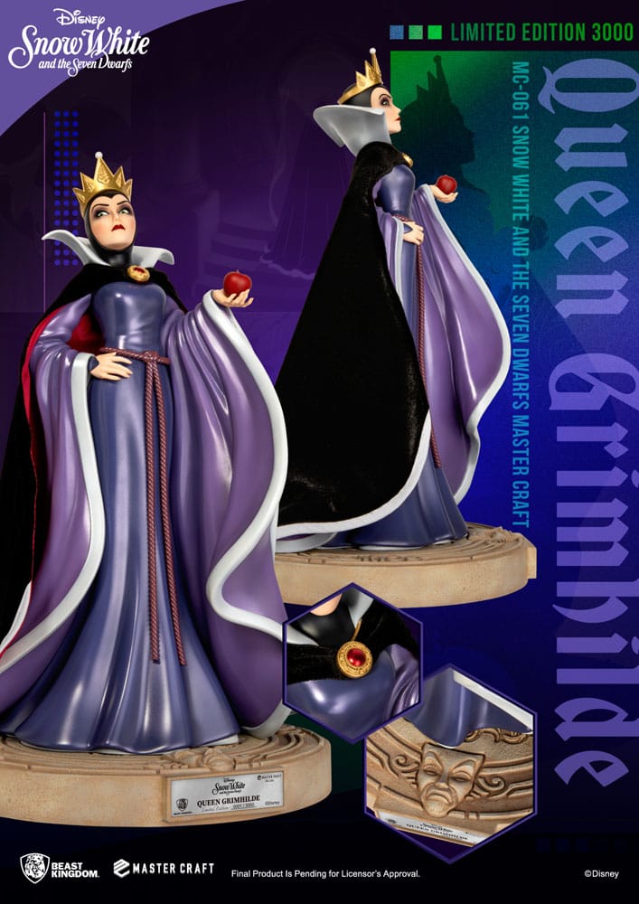 Disney Snow White and the Seven Dwarfs Master Craft Statue Queen Grimhilde 41 cm - Damaged packaging