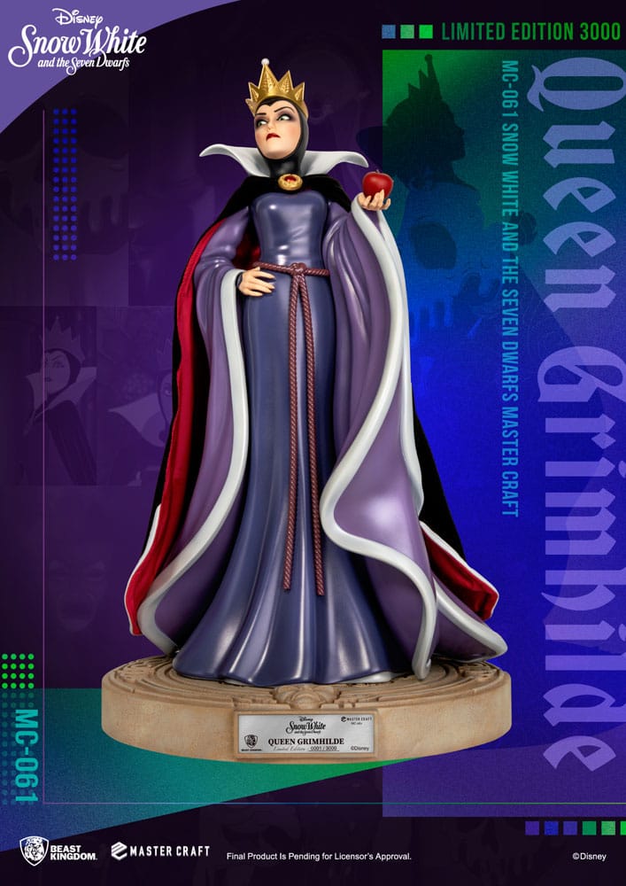 Disney Snow White and the Seven Dwarfs Master Craft Statue Queen Grimhilde 41 cm - Damaged packaging