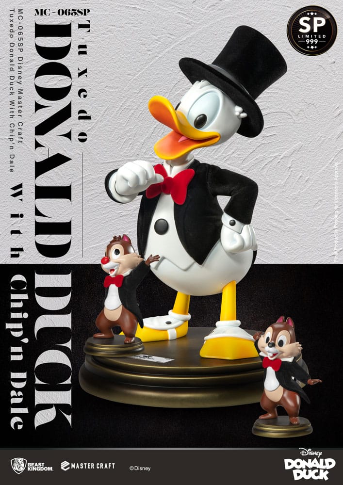 Disney 100th Master Craft Statue Tuxedo Donald Duck (Chip'n und Dale) 40 cm