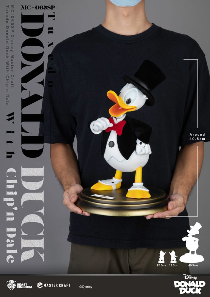 Disney 100th Master Craft Statue Tuxedo Donald Duck (Chip'n und Dale) 40 cm - Damaged packaging