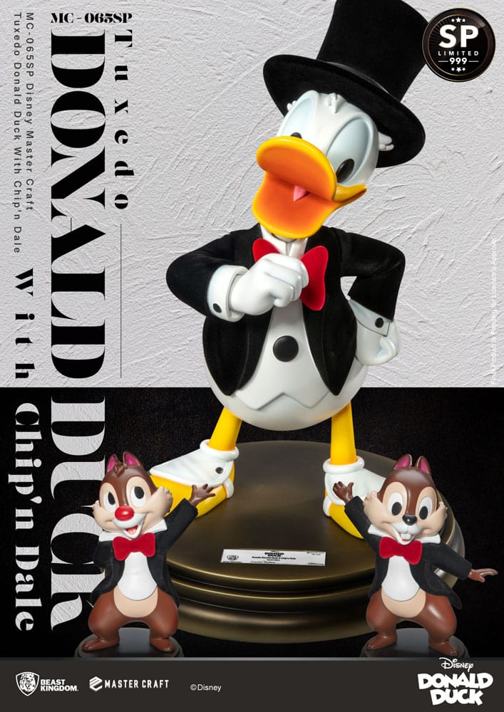 Disney 100th Master Craft Statue Tuxedo Donald Duck (Chip'n und Dale) 40 cm