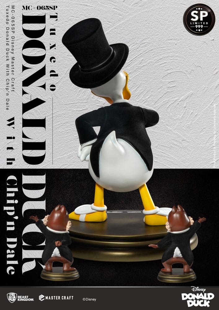 Disney 100th Master Craft Statue Tuxedo Donald Duck (Chip'n und Dale) 40 cm - Damaged packaging