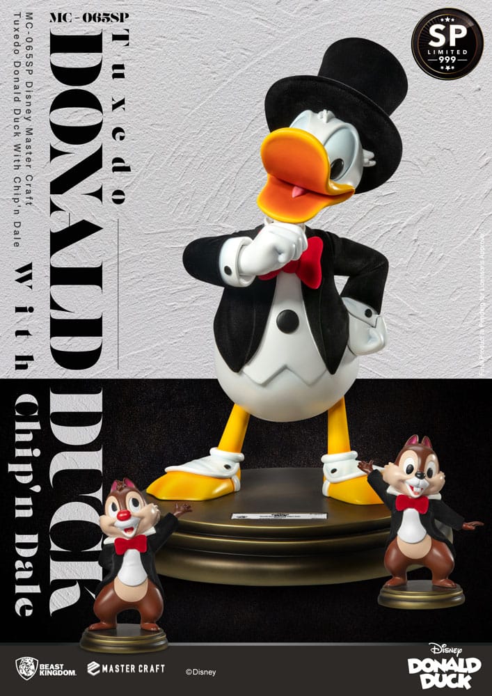 Disney 100th Master Craft Statue Tuxedo Donald Duck (Chip'n und Dale) 40 cm - Damaged packaging