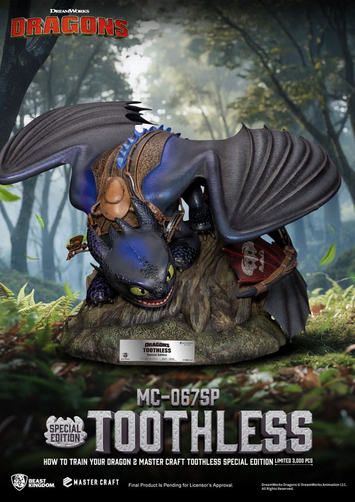 How To Train Your Dragon 2 Master Craft Statue Toothless 38 cm
