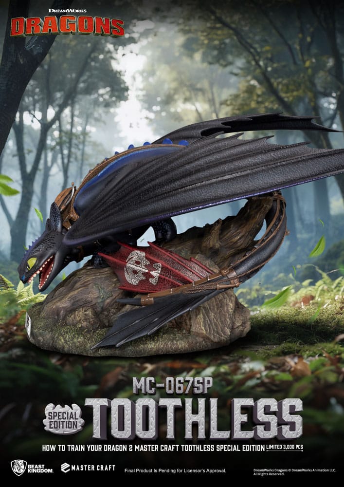 How To Train Your Dragon 2 Master Craft Statue Toothless 38 cm