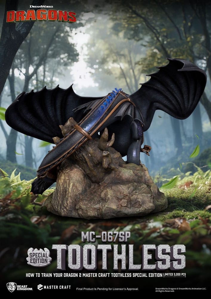 How To Train Your Dragon 2 Master Craft Statue Toothless 38 cm