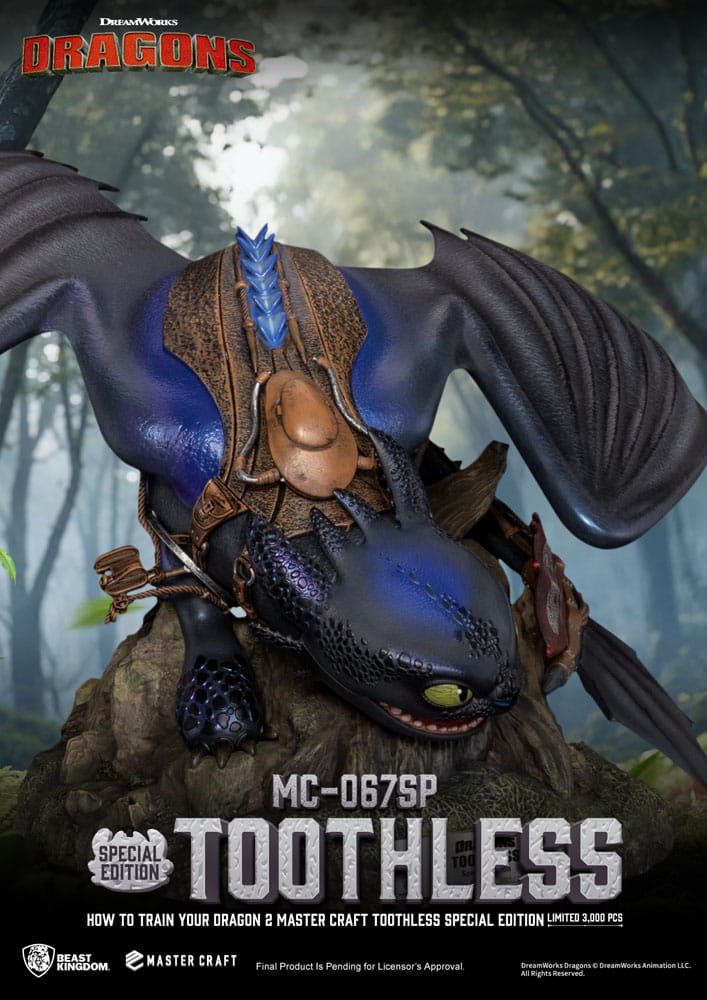 How To Train Your Dragon 2 Master Craft Statue Toothless 38 cm
