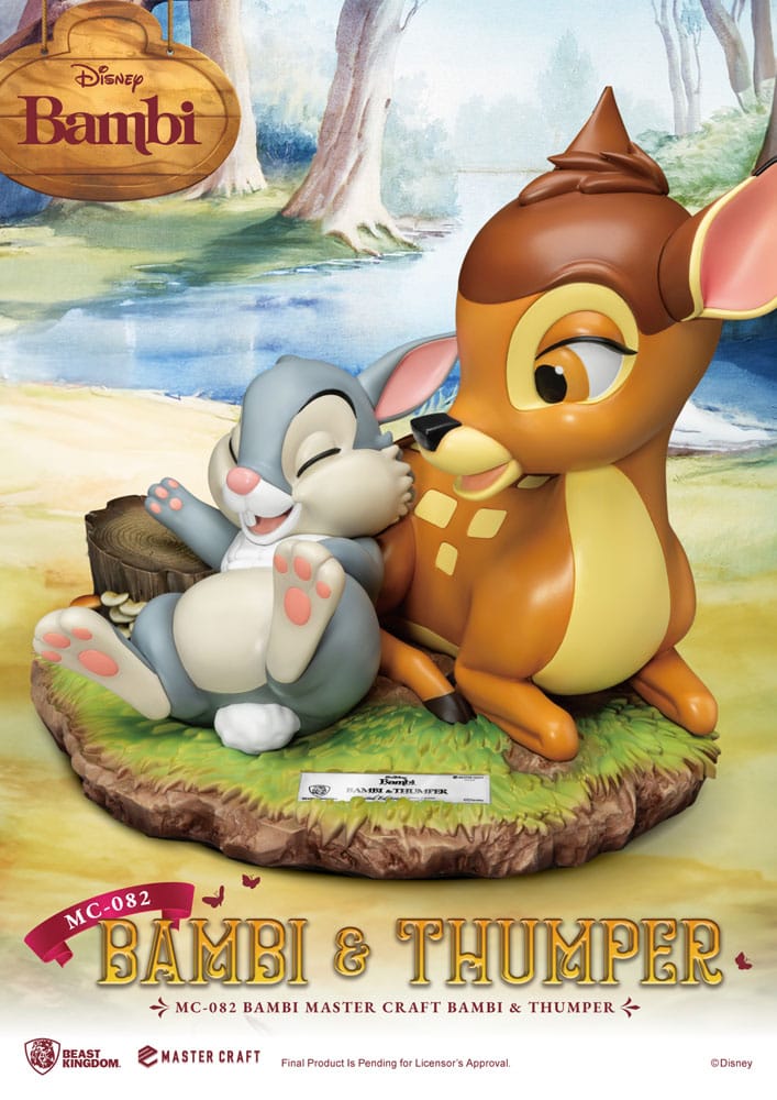 Disney Master Craft Statue Bambi & Thumper 26 cm