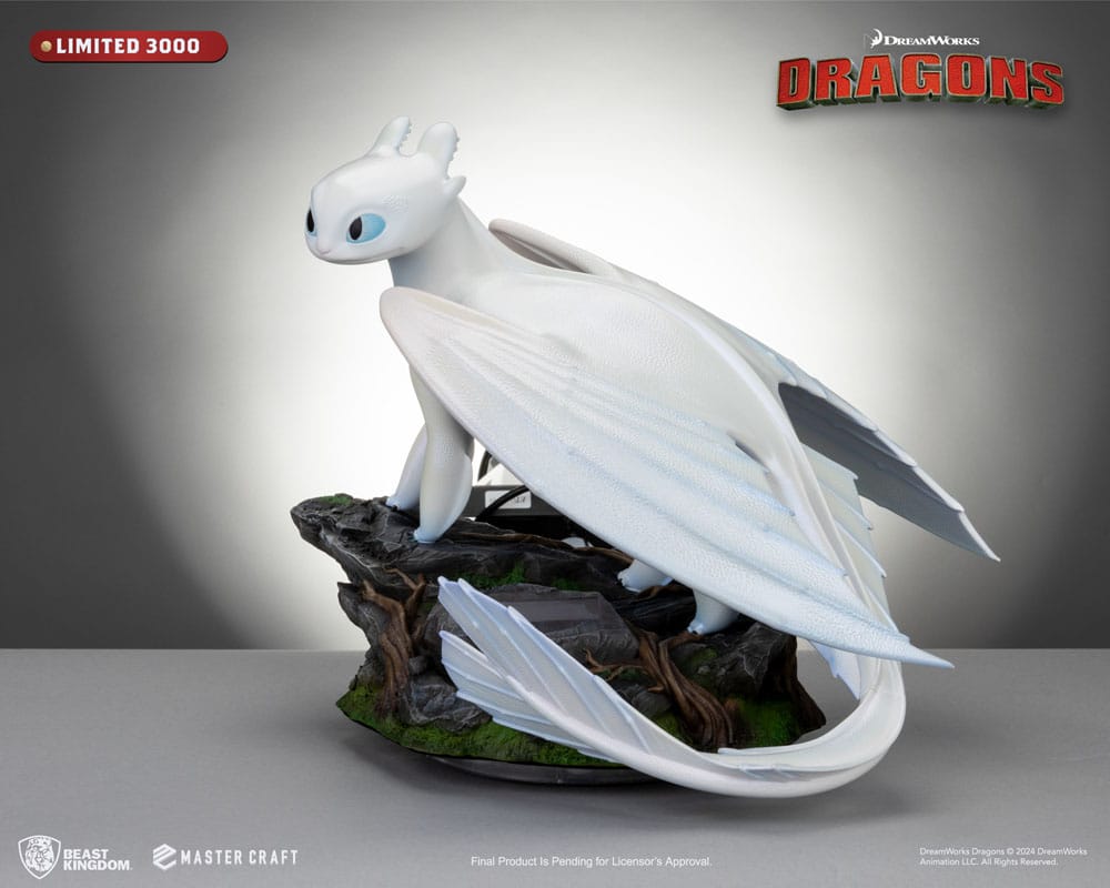 How To Train Your Dragon 3 Master Craft Statue Light Fury 29 cm