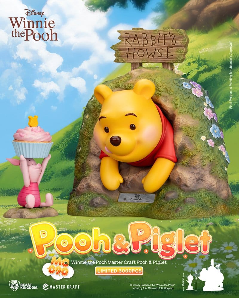 Disney Master Craft Statue Pooh & Piglet 33 cm