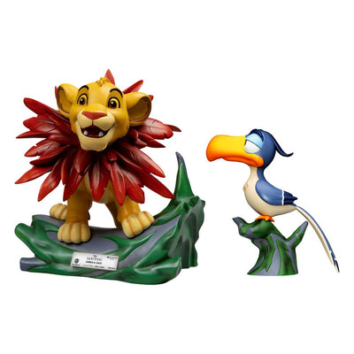 Disney Master Craft Statues 2-Pack The Lion King Little Simba &amp; Zazu 31 cm