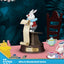 Alice in Wonderland Mini Diorama Stage PVC Statue Glasses White Rabbit 10 cm