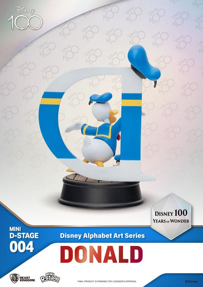 Disney Mini Diorama Stage Statues 6-pack 100 Years of Wonder-Disney Alphabet Art 10 cm - Damaged packaging