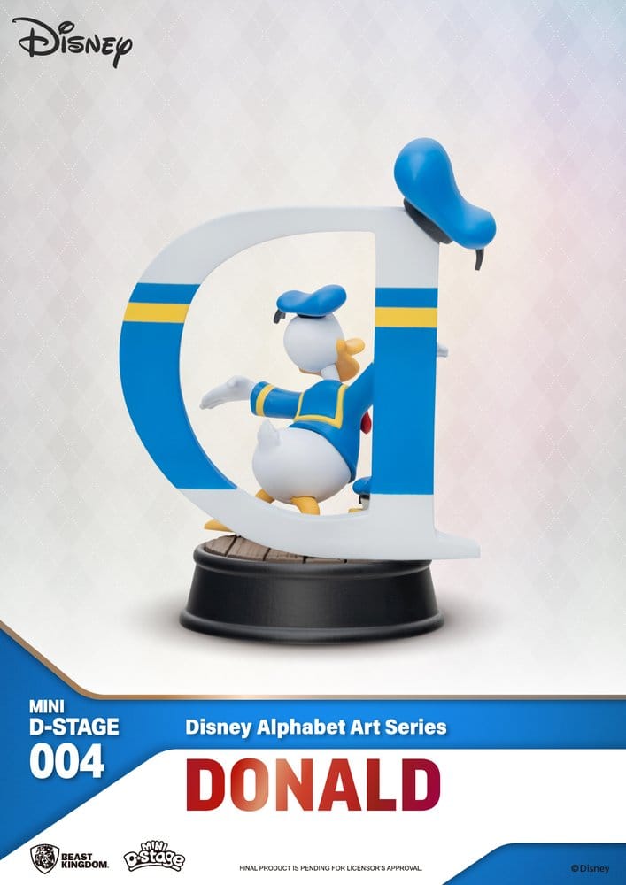 Disney Mini Diorama Stage Statues 6-pack Alphabet Art 10 cm