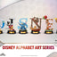 Disney Mini Diorama Stage Statues 6-pack 100 Years of Wonder-Disney Alphabet Art 10 cm - Damaged packaging