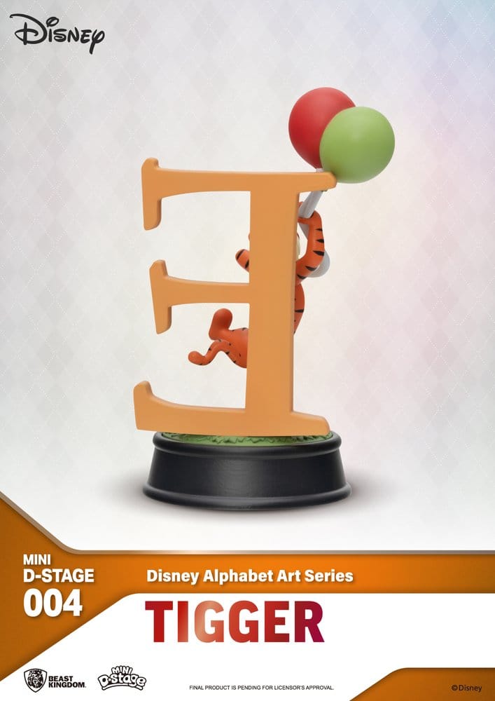 Disney Mini Diorama Stage Statues 6-pack Alphabet Art 10 cm