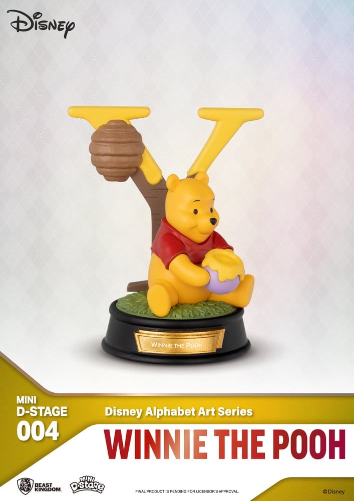 Disney Mini Diorama Stage Statues 6-pack Alphabet Art 10 cm