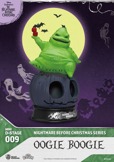 The Nightmare Before Christmas Mini Diorama Stage PVC Figure Oogie Boogie 10 cm