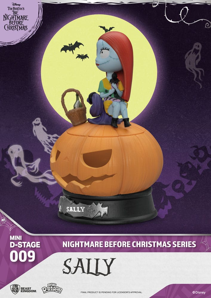 The Nightmare Before Christmas Mini Diorama Stage PVC Figure Sally 10 cm