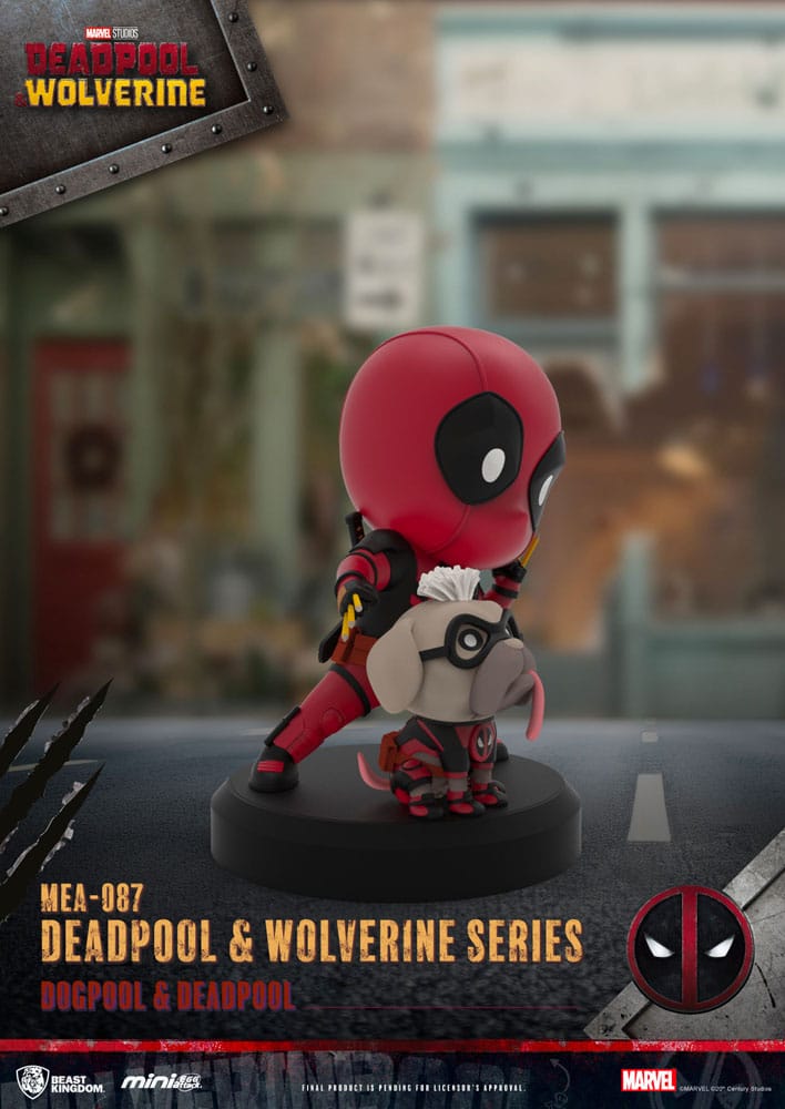 Deadpool 3 Deadpool & Wolverine Series Mini Egg Attack Figures 8 cm   - Severely damaged packaging