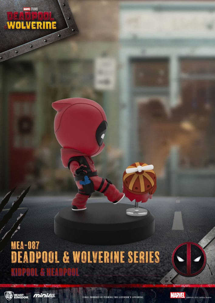 Deadpool 3 Deadpool & Wolverine Series Mini Egg Attack Figures 8 cm