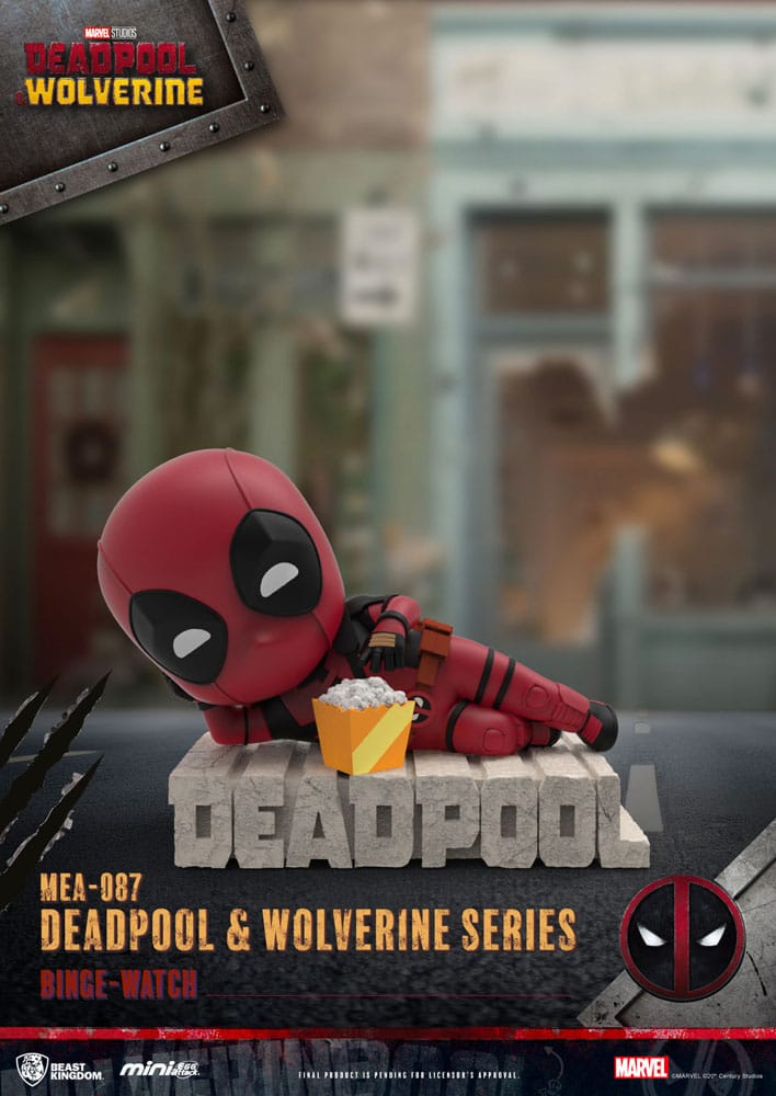 Deadpool 3 Deadpool & Wolverine Series Mini Egg Attack Figures 8 cm   - Severely damaged packaging