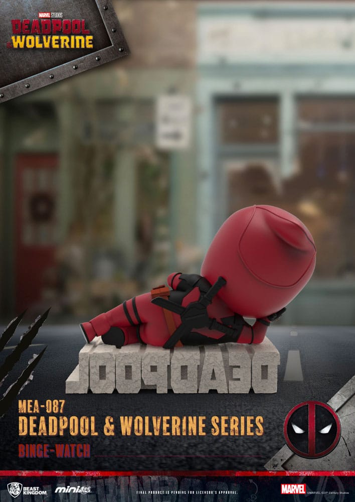 Deadpool 3 Deadpool & Wolverine Series Mini Egg Attack Figures 8 cm   - Severely damaged packaging