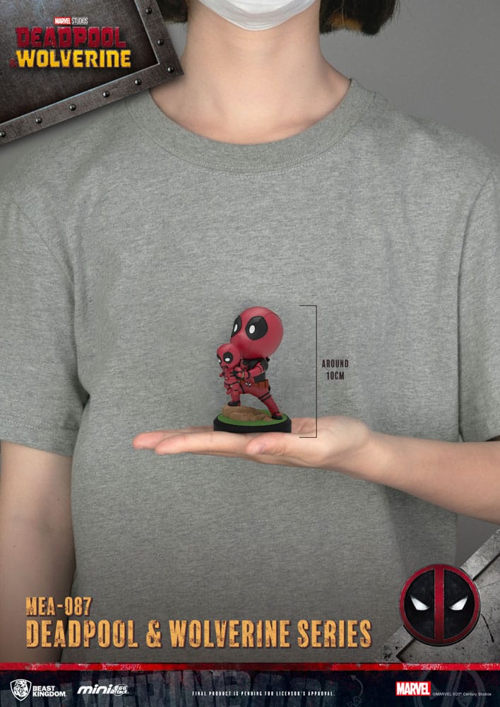 Deadpool 3 Deadpool & Wolverine Series Mini Egg Attack Figures 8 cm   - Severely damaged packaging