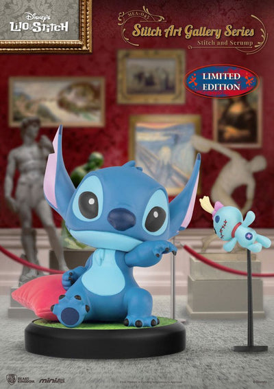 Lilo &amp; Stitch Mini Egg Attack Figure Stitch Art Gallery Series Stitch and Scrum 8 cm