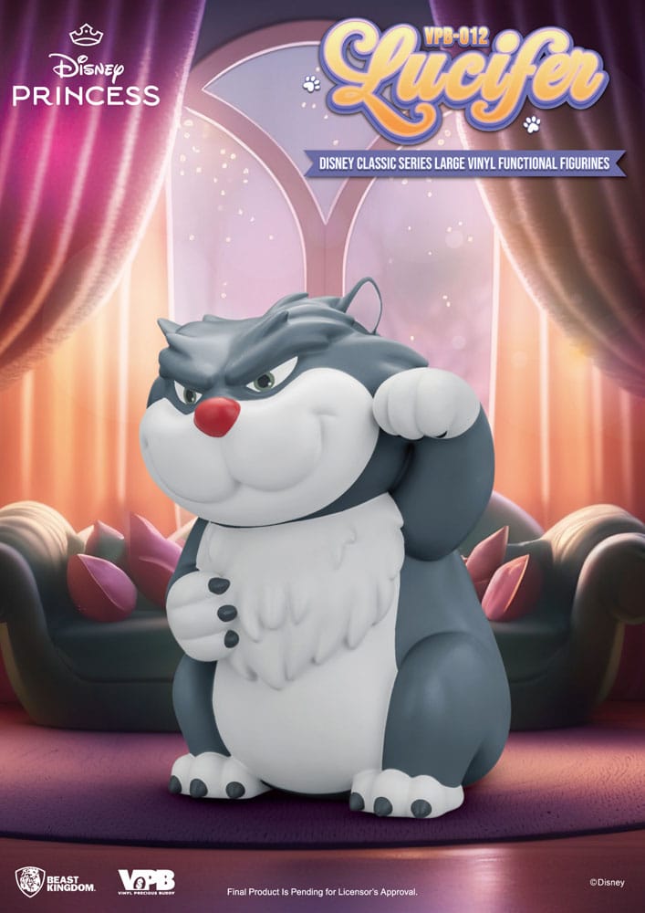 Cinderella Piggy Vinyl Bank Lucifer 33 cm