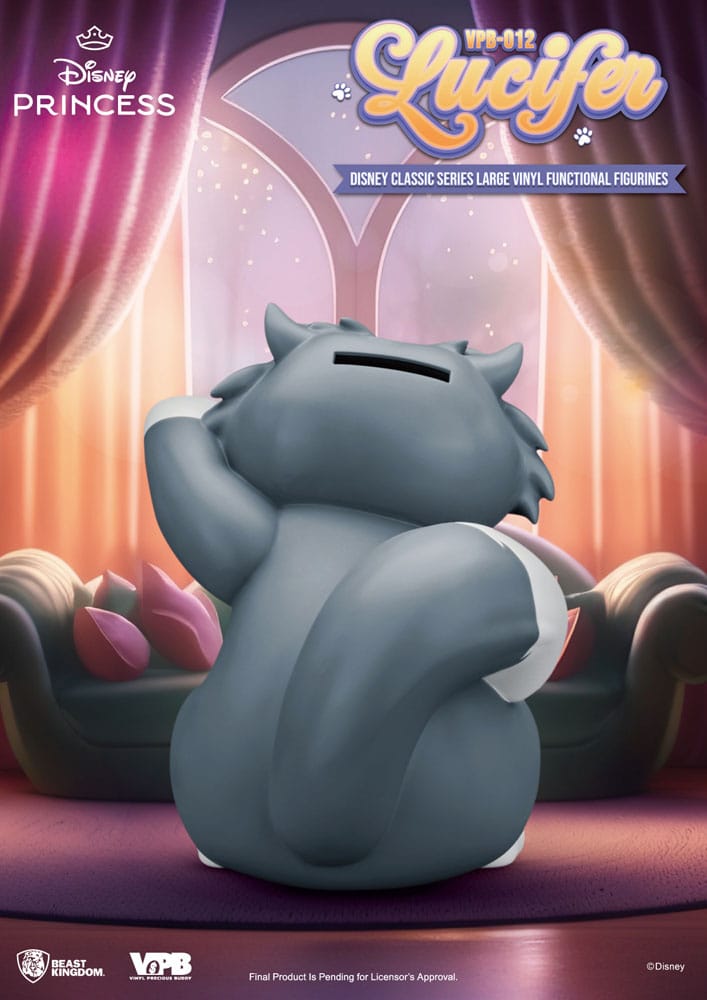 Cinderella Piggy Vinyl Bank Lucifer 33 cm