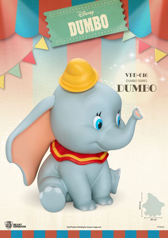 Disney Funktional Figure Vinyl Bank Dumbo 34 cm