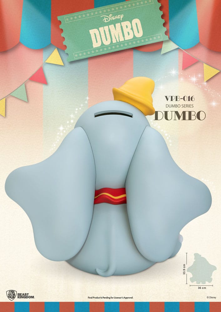 Disney Funktional Figure Vinyl Bank Dumbo 34 cm