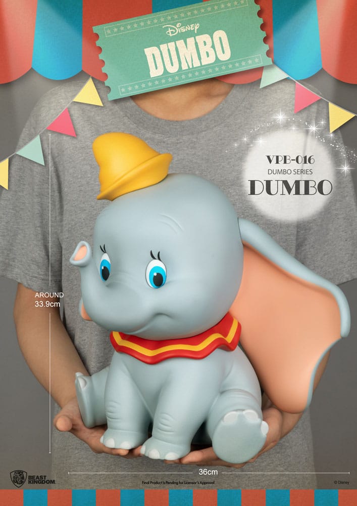 Disney Funktional Figure Vinyl Bank Dumbo 34 cm