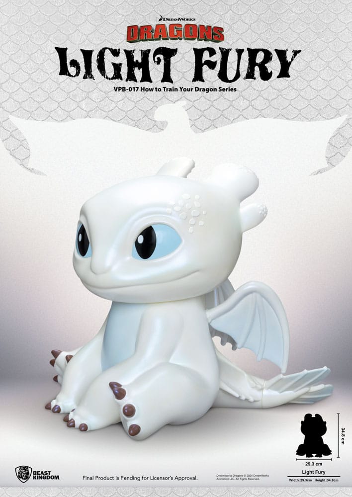 How to Train Your Dragon Funktional Figure Vinyl Light Fury 35 cm