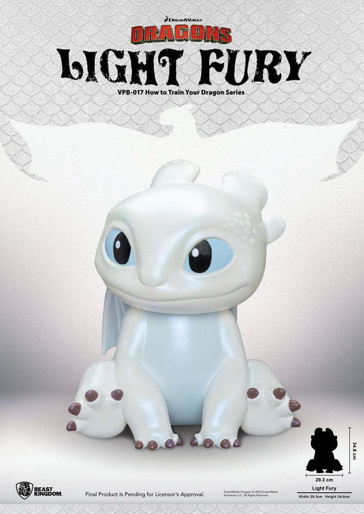 How to Train Your Dragon Funktional Figure Vinyl Light Fury 35 cm