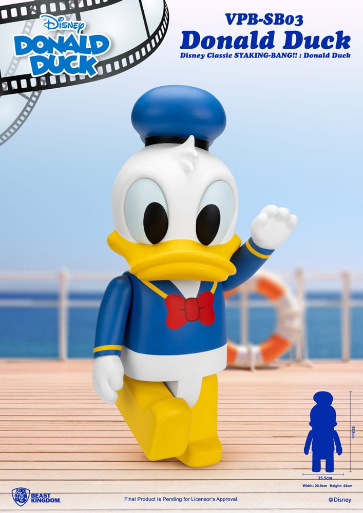 Disney Syaing Bang Vinyl Bank Mickey and Friends Donald Duck 53 cm