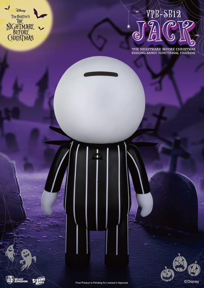 The Nightmare Before Christmas syaking-bang Figure Bank Jack 47 cm
