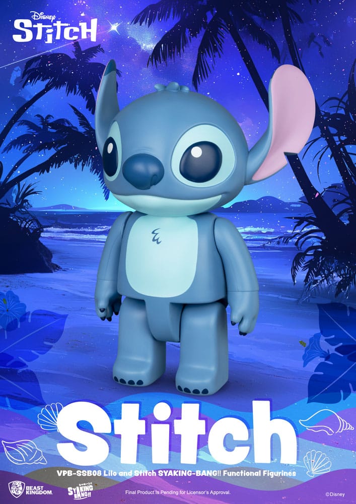 Lilo & Stitch Syaking Bang Vinyl Bank Stitch 30 cm