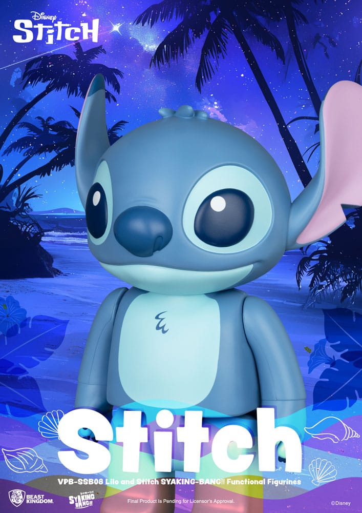 Lilo & Stitch Syaking Bang Vinyl Bank Stitch 30 cm
