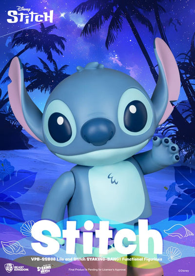 Lilo & Stitch Syaking Bang Vinyl Bank Stitch 30 cm