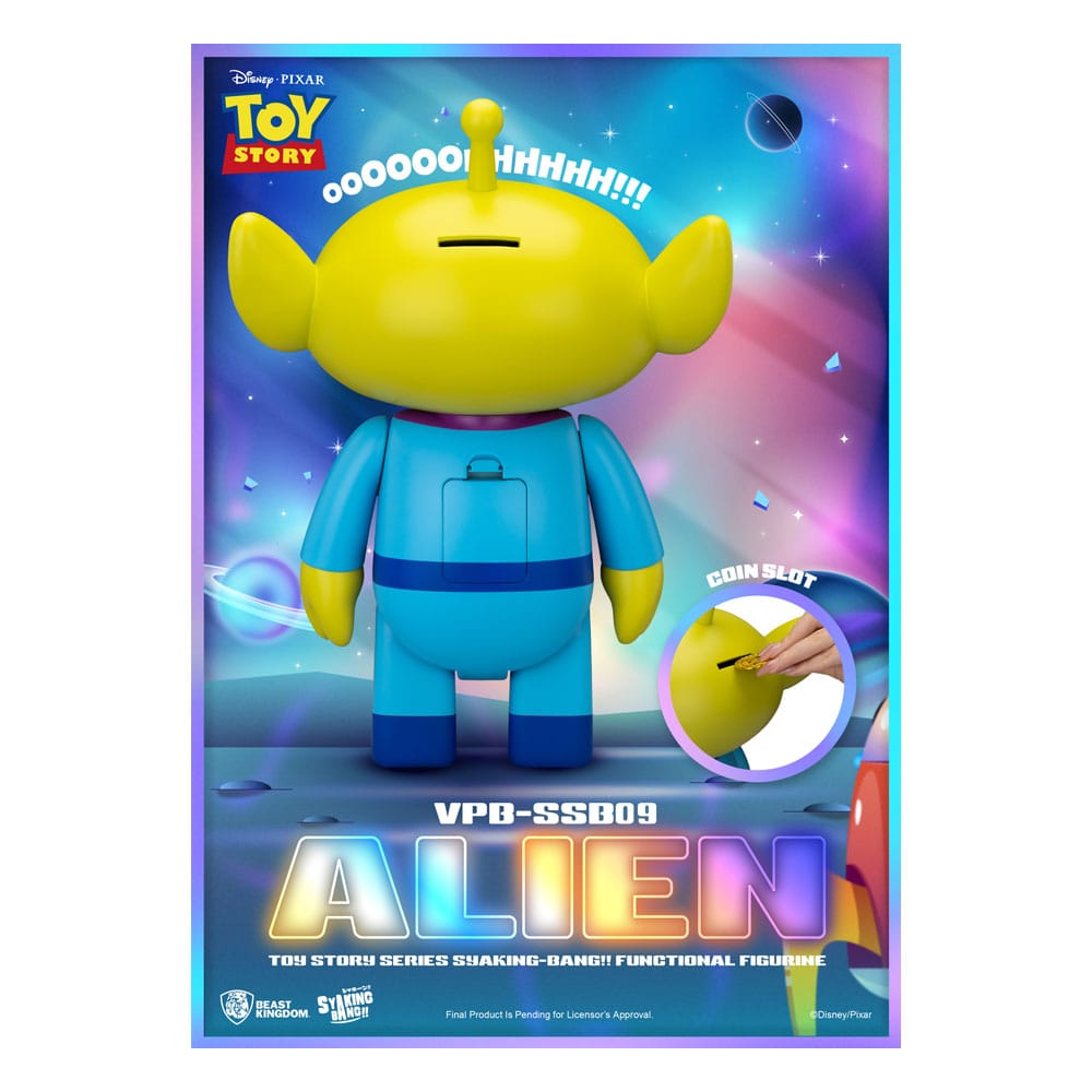 Toy Story Syaking Bang Series PVC coin bank Alien 33 cm