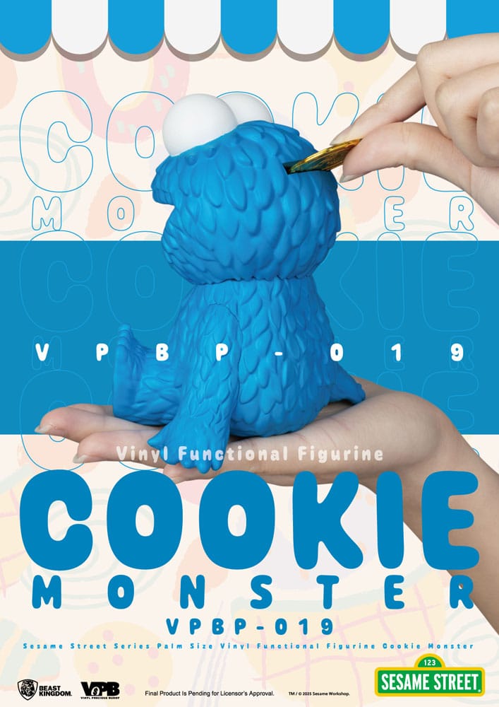 Sesame Street Piggy Vinyl Bank Cookie Monster 12 cm