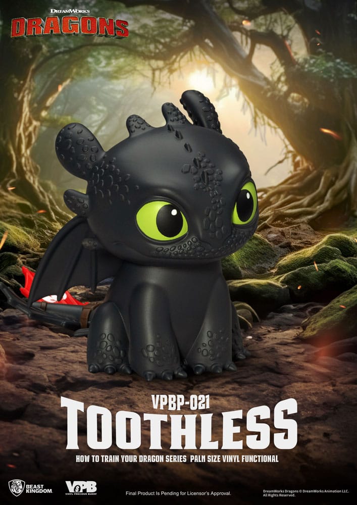 How to Train Your Dragon Piggy Vinyl Bank Toothless 12 cm