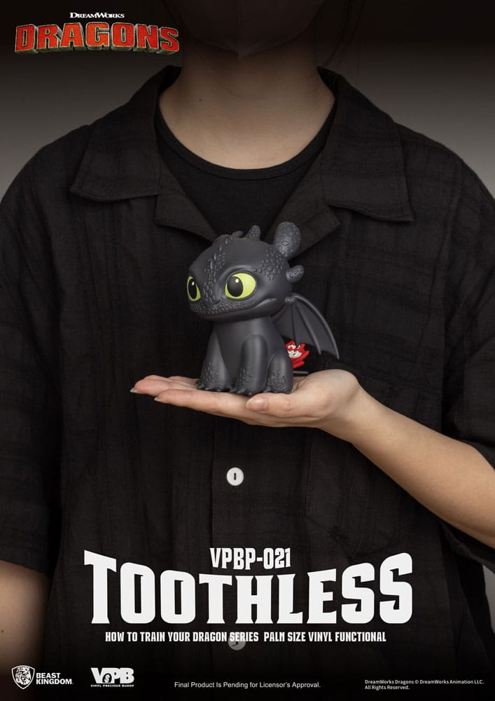 How to Train Your Dragon Piggy Vinyl Bank Toothless 12 cm