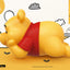 Winnie The Pooh Small Vinyl Bank laid-back Winnie 17 cm