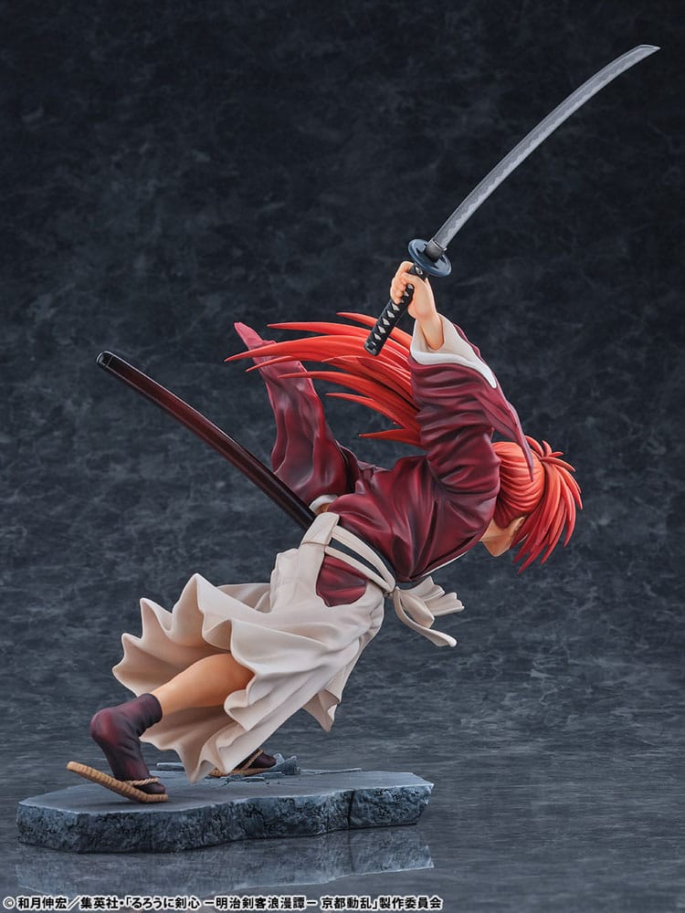 Rurouni Kenshin: Meiji Kenkaku Romantan Kyoto Douran PVC Statue 1/6 Kenshin Himura Dragon Flight of Heaven Ver. 26 cm