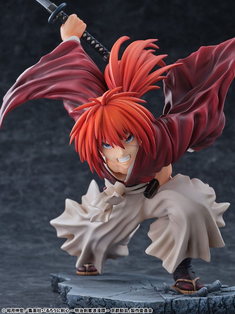 Rurouni Kenshin: Meiji Kenkaku Romantan Kyoto Douran PVC Statue 1/6 Kenshin Himura Dragon Flight of Heaven Ver. 26 cm