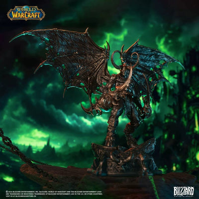 World of Warcraft 1/10 Scale Statue Illidan Stormrage (Bronze-Colored) 34 cm