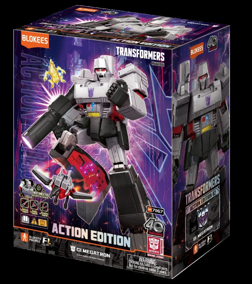 Transformers Blokees Plastic Model Kit Action Edition 02 G1 Megatron